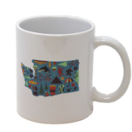 Washington Icon Scatter Mug