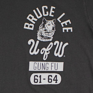 Washington Huskies Bruce Lee Gung Fu Origins Black T-Shirt