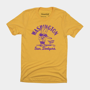 Washington Huskies "Sun Dodgers" Vintage Gold Tee