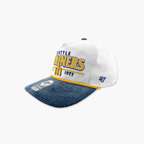 Seattle Mariners Cooperstown Rustic Denim Hitch Snapback