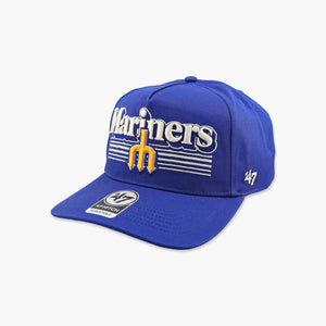Seattle Mariners Cooperstown Royal Script Fade Hitch Snapback