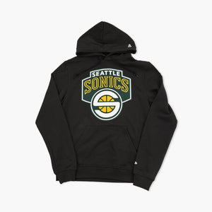 Seattle SuperSonics Black "S" Logo Hoodie