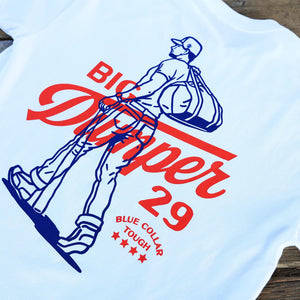 The Gameday White T-Shirt, Big Dumper Collection