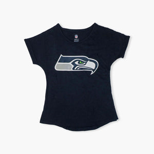 Seattle Seahawks Dolman Navy Youth T-Shirt