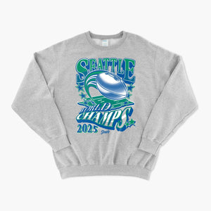 Evergreen State Legends 2025 World Champions Grey Crewneck - Youth