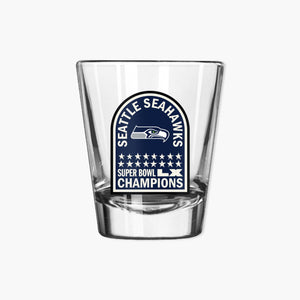 Seattle Seahawks Super Bowl LX Champions 2oz Shot Glass
