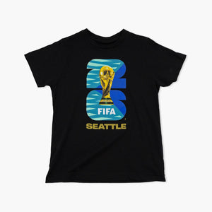 FIFA World Cup 26 Black Seattle Youth T-Shirt