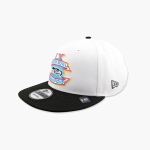 Seattle Seahawks Vintage Icons Super Bowl LX Champions White Snapback