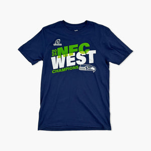 Seattle Seahawks 2025 NFC West Division Champions Locker Room T-Shirt