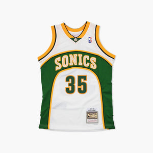 Seattle SuperSonics Kevin Durant 2007 White Swingman Jersey