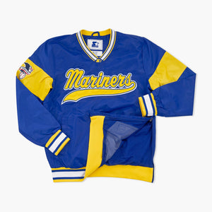 Seattle Mariners Royal Script Starter Lightweight Pullover Jacket