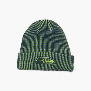 Seattle Seahawks 2026 Sideline Navy Primary Logo Beanie