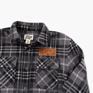 Blackhelm Pines Black Seattle Flannel