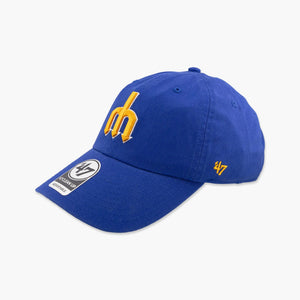 Seattle Mariners Royal Trident Clean Up Adjustable Hat