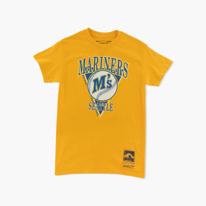 Seattle Mariners Yellow Stolen Base T-Shirt