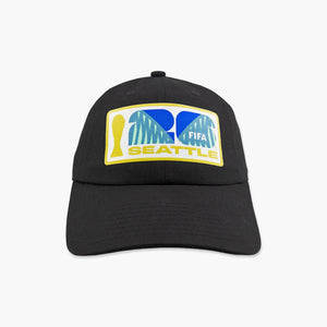 FIFA World Cup Host City Black Seattle Adjustable Hat