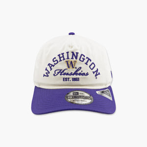 Washington Huskies Cream Stacked Logo Snapback