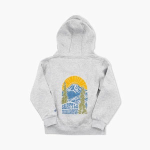 Gemmeous Heather Seattle Youth Full Zip Hoodie