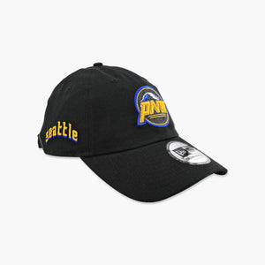 Seattle Mariners Black City Connect Glitter Women's Adjustable Hat