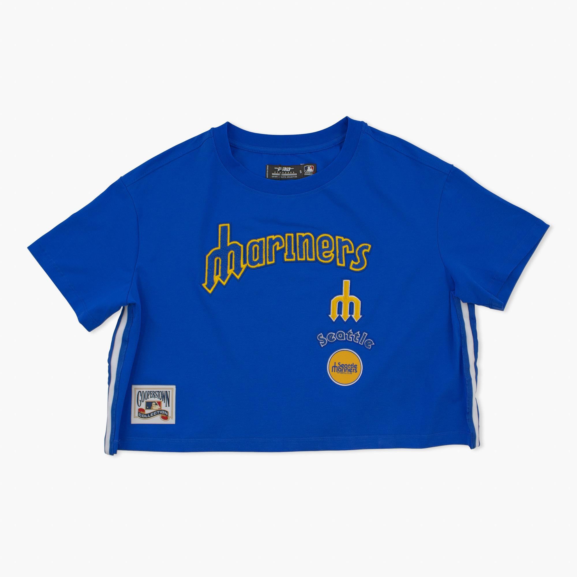 Seattle Mariners Royal Throwback Women's Boxy T-Shirt – Simply Seattle