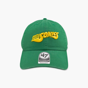 Seattle SuperSonics Kelly Green Rocket Ship Clean Up Adjustable Hat
