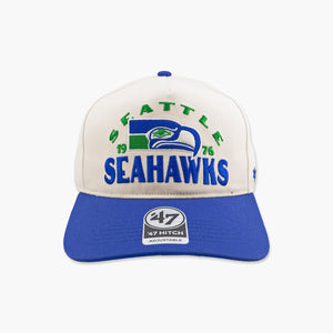 Seattle Seahawks Natural Throwback Arcitext Hitch Snapback