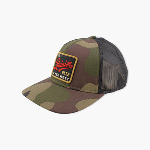 Rainier Beer Camo Valin Trucker Hat