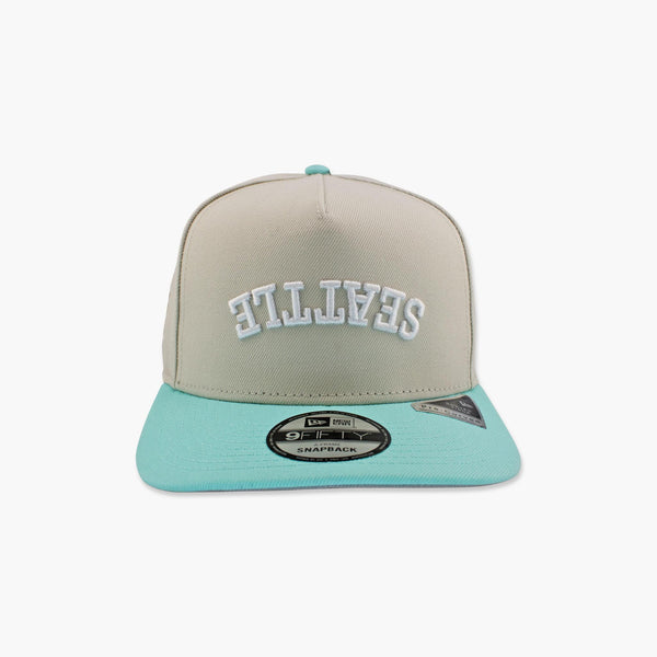 Seattle Sounders Ice Blue Orca Flipped A-Frame Snapback