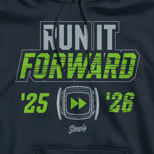 Run It Forward Navy Hoodie