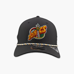 Seattle SuperSonics Black Space Needle Rope Snapback