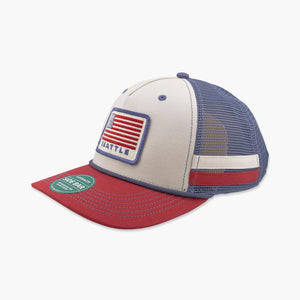 Contender Stone/Cardinal/Slate Blue Seattle Trucker Hat