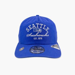 Seattle Seahawks Throwback Royal Stacked Snapback