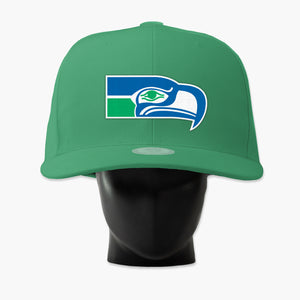 Seattle Seahawks Throwback Green Noggin Boss Big Hat