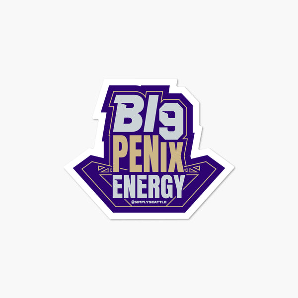 Big Penix Energy Sticker