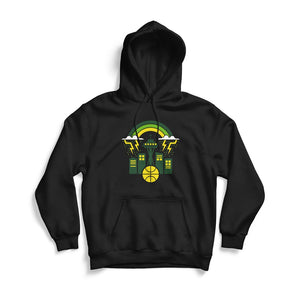 Storming Buckets Black Hoodie