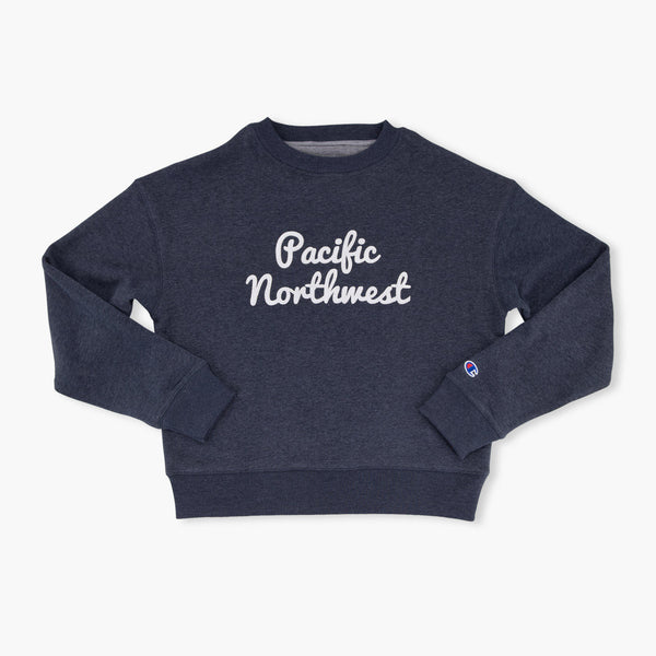 Champion PNW Women's Heritage Navy Crewneck