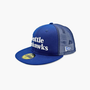 New Era Seattle Seahawks 1980's Sideline Trucker Fitted Hat