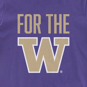 Washington Huskies "For the W" T-Shirt