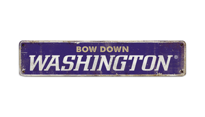 Washington Huskies: Bow Down - Hardboard Plaque