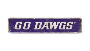Washington Huskies: Go Dawgs - Hardboard Plaque
