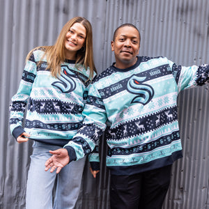 Seattle Kraken Holiday Sweaters - Baby, it's cold outside.