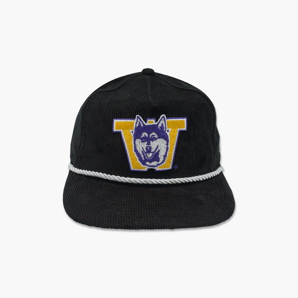 Washington Huskies Classic Throwback Corduroy Golfer Snapback