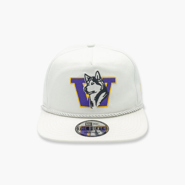 Washington Huskies Dubs Up White "Golfer" Snapback