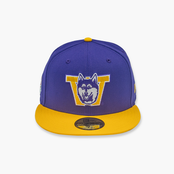 Washington Huskies Classic Throwback 1991 Rose Bowl Champions Purple & Gold Fitted Hat