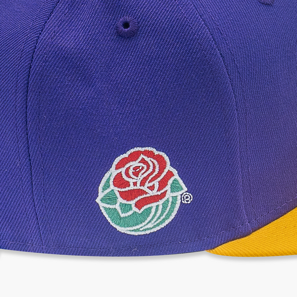 Washington Huskies Classic Throwback 1991 Rose Bowl Champions Purple & Gold Fitted Hat
