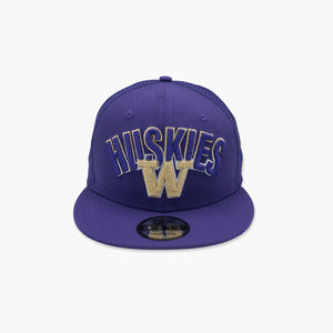 New Era Washington Huskies Stacked Trucker Snapback