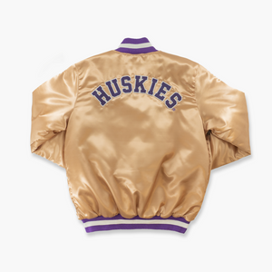 Washington Huskies Gold Satin Jacket