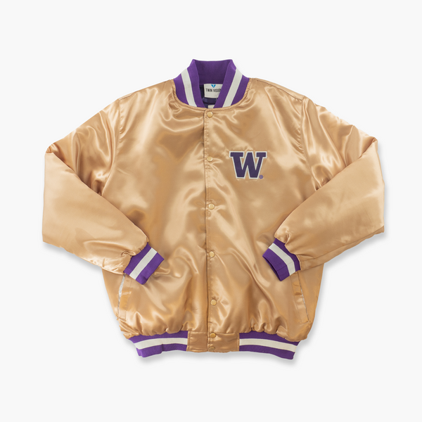 Washington Huskies Gold Satin Jacket