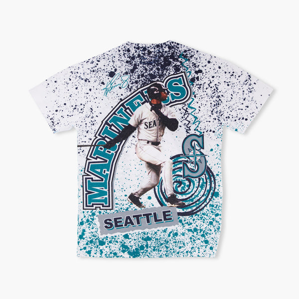 Seattle Mariners Ken Griffey Jr Burst T-Shirt, 3XL