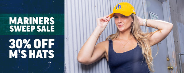Mariners Sweep Sale - 30% Off M's Hats - Shop Now.